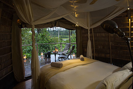 Bedroom - Lango Camp - Odzala-Koukoua National Park