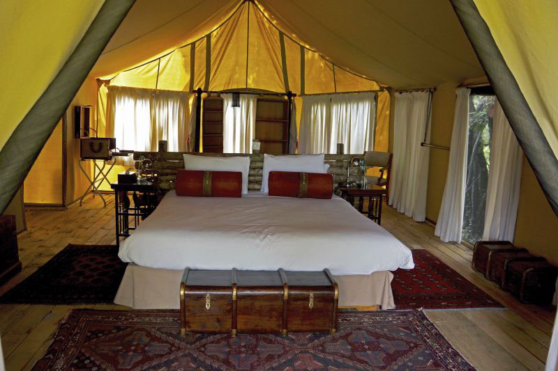 Tent interior - Mara Expedition Camp - Maasai Mara, Kenya