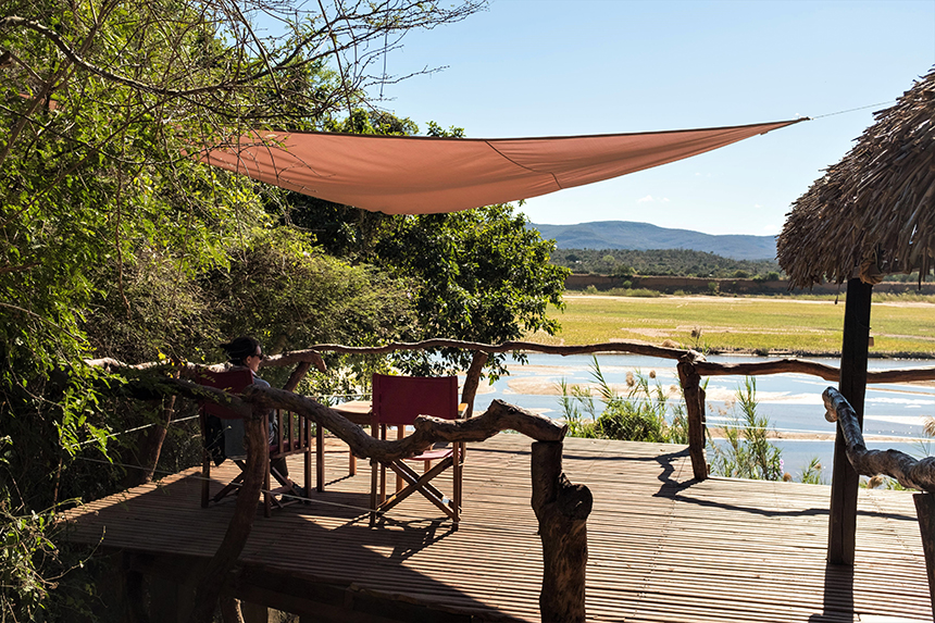 Veranda - Mandrare River Camp - Madagascar