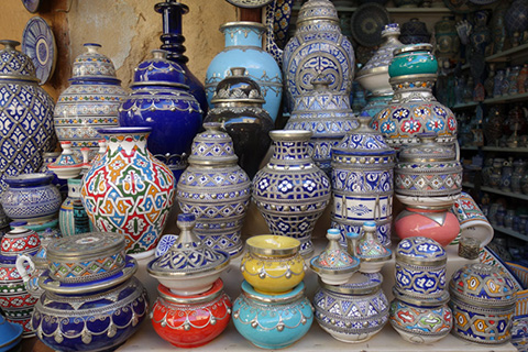Ceramic shop in Medina