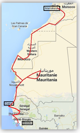 Transahara and Black Africa Expedition, 29 Days from Marrakech to Bissau
