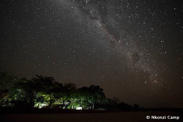 Milky way at Khonzi Camp - 7 Nights Luangwa & Livingstone - Budget